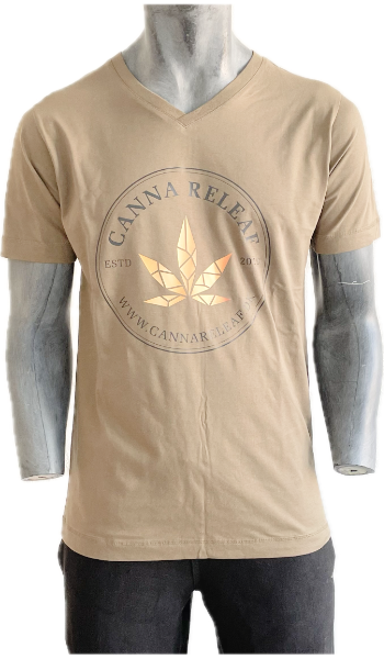 Canna Releaf T-Shirt - Brun