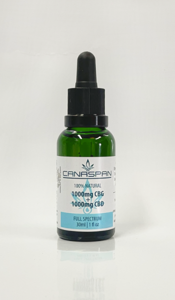 CBG+CBD Olie 1000mg